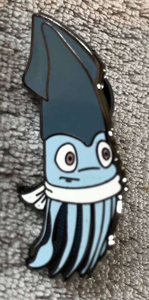Sneaky Squid Pin